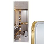 Zrkadlo LED Classico 60x170cm Brush Gold – Obrázok 8