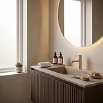 Umývadlová batéria Venti Brush Gold Low – Obrázok 7
