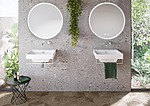 Zrkadlo LED 70cm MMJ BRUSH SILVER – Obrázok 10