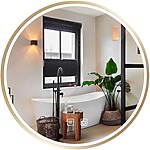 Zrkadlo LED 90cm MMJ Gold – Obrázok 10