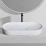 Umývadlo REA IRIS 71 CM White na dosku - konglomerát – Obrázok 10