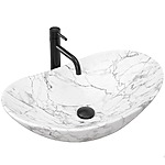 Umývadlo na dosku REA ROYAL 60 Statuario Marble Matt