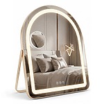 Zrkadlo LED GLAM L.Gold 40x45cm