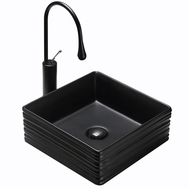 1_default Umývadlo na dosku REA Solo Black Mat – Obrázok 1