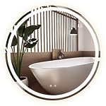 Zrkadlo LED 70cm BAS