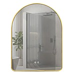 Zrkadlo LED 80x60cm CAMLOT Brush Gold
