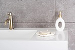 Umývadlo REA Archi 75 CM White na dosku - konglomerát – Obrázok 2