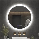 Zrkadlo LED BLUETOOTH FFJ 60cm – Obrázok 2
