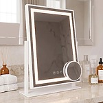Zrkadlo LED LUMI White 30x40cm – Obrázok 2