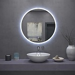 Zrkadlo LED BLUETOOTH FFJ 80cm – Obrázok 2