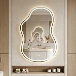 Zrkadlo LED UNO DOUBLE 80x55 cm – Obrázok 2