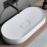 Umývadlo REA IRIS 71 CM White na dosku - konglomerát – Obrázok 3