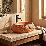 Umývadlo na dosku Mika Terracotta – Obrázok 3