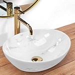 Umývadlo na dosku REA Sofia Nature Marble – Obrázok 3