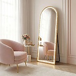 Zrkadlo LED Orbit 60x170cm Brush Gold – Obrázok 3