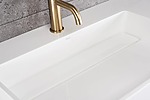 Umývadlo REA Archi 75 CM White na dosku - konglomerát – Obrázok 3