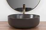 Umývadlo na dosku Rea Elma Warm Grey Matt – Obrázok 3