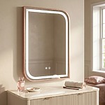 Zrkadlo LED ZONE 80x60 BRUSH  ROSE GOLD – Obrázok 3