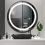 Zrkadlo LED 70cm MMJ Black – Obrázok 3