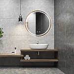 Zrkadlo LED 80cm MMJ BRUSH COPPER – Obrázok 3