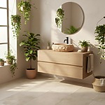 Umývadlo na dosku Mika Light  Terracotta – Obrázok 3