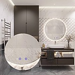Zrkadlo LED 100cm HZJ100 – Obrázok 3