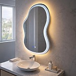 Zrkadlo LED UNO DOUBLE 80x55 cm – Obrázok 3