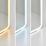 Zrkadlo LED Classico 50x160cm White – Obrázok 4