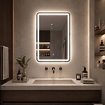 Zrkadlo LED 60x80cm SAB-3451 – Obrázok 5