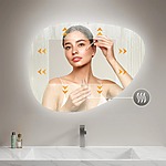 Zrkadlo LED 84x63cm H142 – Obrázok 4