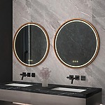 Zrkadlo LED 100cm MMJ BRUSH COPPER – Obrázok 4