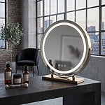 Zrkadlo LED MAKE-UP L.Gold  40 cm – Obrázok 4