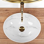 Umývadlo na dosku REA Sofia Nature Marble – Obrázok 4
