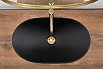 Umývadlo na dosku Rea Royal 60 Black Mat – Obrázok 4