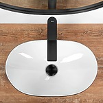 Umývadlo na dosku REA Royal Mini Black White – Obrázok 4