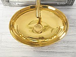 Umývadlo na dosku Rea Carola Slim Gold – Obrázok 4