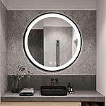 Zrkadlo LED 80cm MMJ Black – Obrázok 4