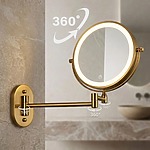 Zrkadlo LED Glow Old Gold – Obrázok 4
