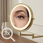 Zrkadlo LED Glow Brush Gold – Obrázok 5