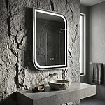 Zrkadlo LED ZONE 80x60 BRUSH NICKEL – Obrázok 5