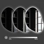 Zrkadlo LED 80x60cm CLOUD C – Obrázok 5