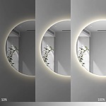 Zrkadlo LED 60cm ROUND BLUETOOTH – Obrázok 5