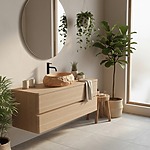 Umývadlo na dosku Mika Light  Terracotta – Obrázok 5