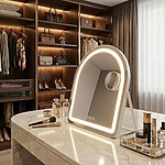 Zrkadlo LED GLAM White 40x45cm – Obrázok 5