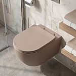 Set Závesné WC Focus + Umývadlo na Dosku Rea Focus Taupe – Obrázok 8