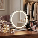 Zrkadlo LED MAKE-UP Chrome 40 cm – Obrázok 6