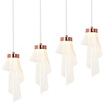 Zrkadlová lampa Závesné APP1765-1CP z ružového zlata – Obrázok 6