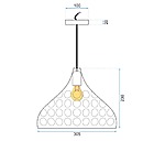 Zrkadlová lampa Závesné APP270-1CP z ružového zlata – Obrázok 6