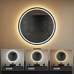 Zrkadlo LED 60cm MMJ BRUSH SILVER – Obrázok 6