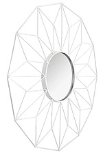 Zrkadlo Dvanásťuholník - biele 58 cm – Obrázok 6
